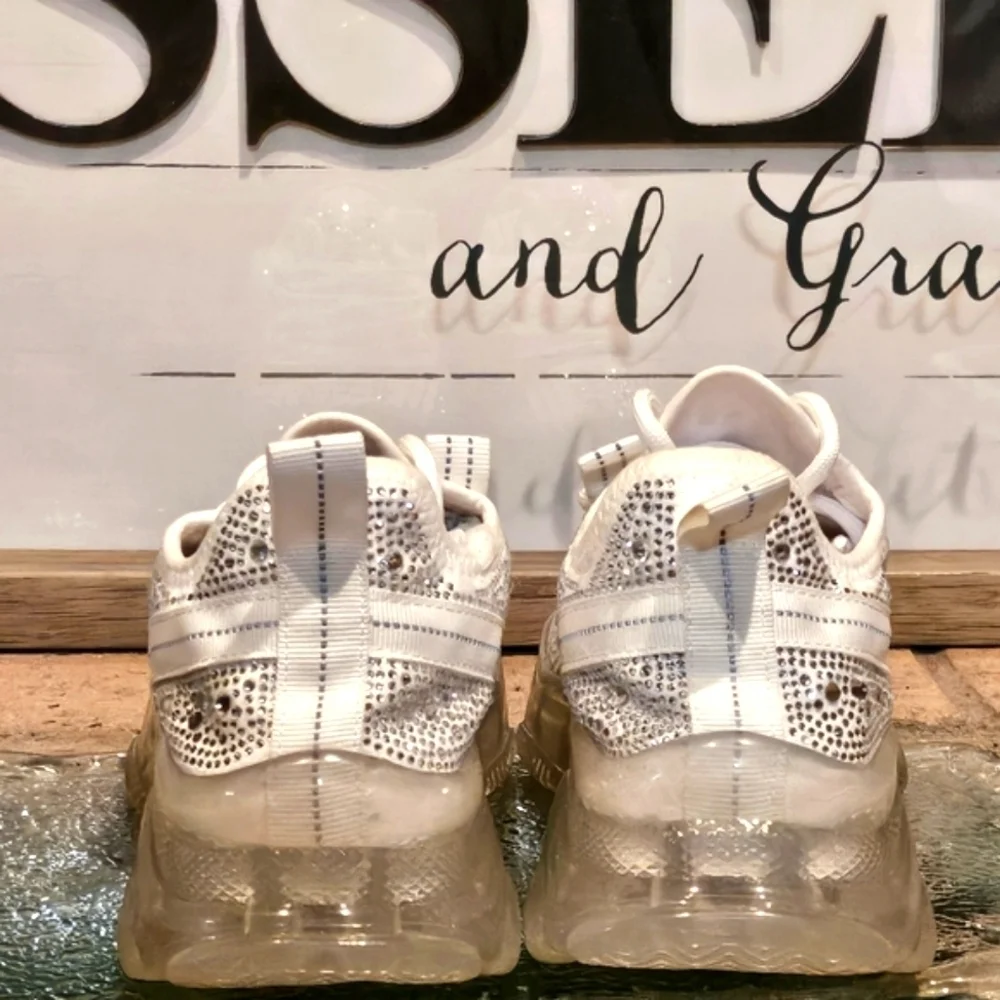 Steve Madden Maxima Rhinestone-Trim Sneakers Wmns 4